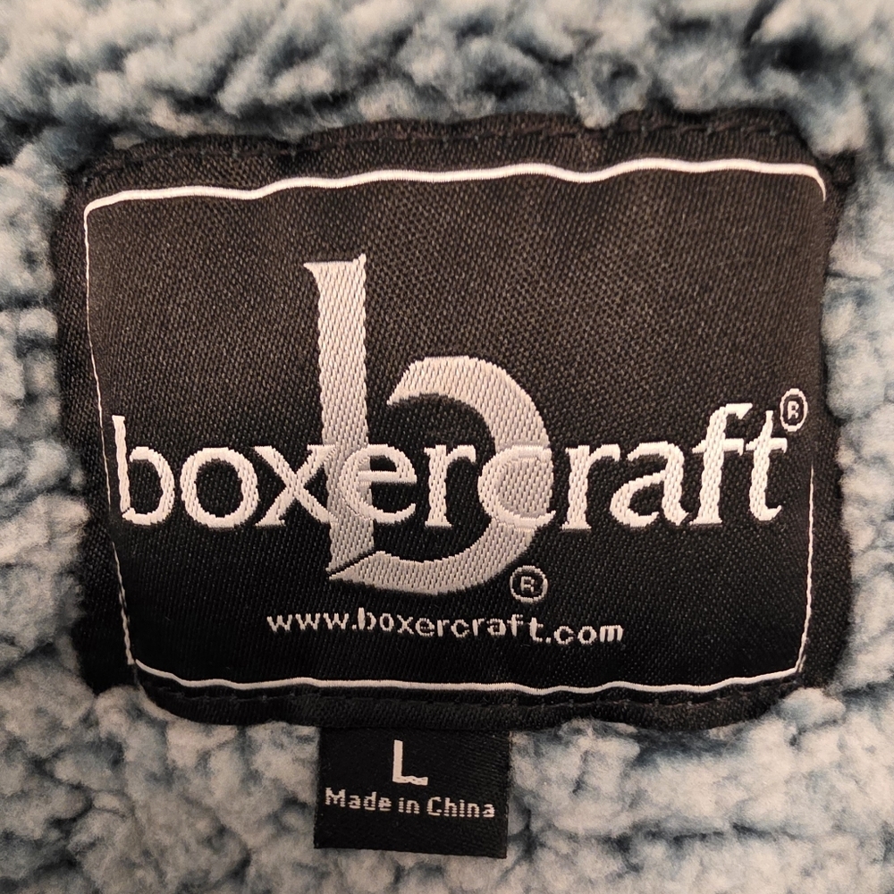 Boxercraft Soft Blue Fleece Pullover - Picture 3 of 6